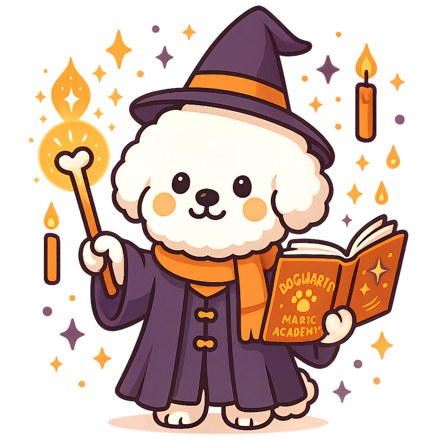 魔法袍魔杖比熊